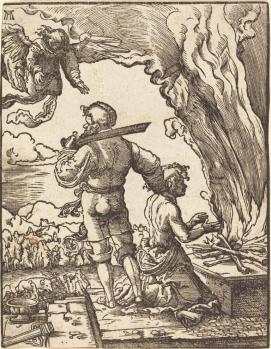 Albrecht Altdorfer. Le sacrifice d’Abraham (v. 1520)