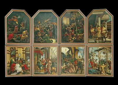 Albrecht Altdorfer. Retable de saint Sébastien ouvert (1509-18)