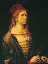 Albrecht Dürer. Autoportrait à 22 ans (1493)