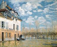 Alfred Sisley. L'inondation à Port-Marly (1876)