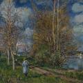 Alfred Sisley. La petite prairie au printemps (1880)