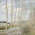 Alfred Sisley. Le canal du Loing (1892)