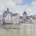 Alfred Sisley. Le pont de Moret (1888)