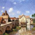 Alfred Sisley. Le pont de Moret (1893)