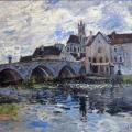Alfred Sisley. Le pont de Moret, effet d’orage (1887-88)
