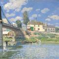 Alfred Sisley. Pont de Villeneuve-la-Garenne (1872)