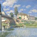 Alfred Sisley. Pont de Villeneuve-la-Garenne (1872)