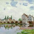 Alfred Sisley. Vue de Moret-sur-Loing (v. 1880).