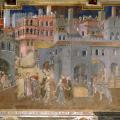 Ambrogio Lorenzetti. Effets du bon gouvernement sur la ville (1337-39)