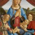 Andrea del Verrocchio et Lorenzo di Credi. Vierge à l'Enfant avec deux anges (1476-78)