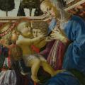 Andrea del Verrocchio. Vierge à l'Enfant avec deux anges (1467-69)