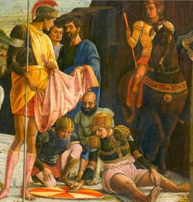 Andrea Mantegna. La Crucifixion, détail