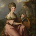 Angelica Kauffmann. Sarah Harrop en muse (1780-81)