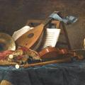 Anne Vallayer-Coster. Instruments de musique (1770)