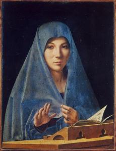 Antonello de Messine. Vierge de l’Annonciation (v. 1476)