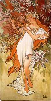 Mucha. Le Printemps (1896)