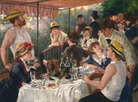 Auguste Renoir. Le déjeuner des canotiers (1881)