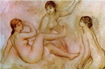 Auguste Renoir. Les Grandes baigneuses, étude préparatoire