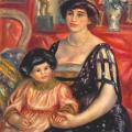 Auguste Renoir. Madame Josse Bernheim-Jeune et son fils Henry (1910)