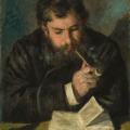 Auguste Renoir. Claude Monet, le liseur (1872)