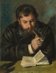 Auguste Renoir. Claude Monet, le liseur (1872)