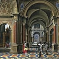 Bartholomeus van Bassen. Intérieur d’une église imaginaire (1627)