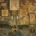 Bartholomeus van Bassen. Intérieur de la grande salle du Binnenhof (v. 1651)