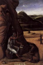 Bellini. Saint Jérôme dans le désert (1450)