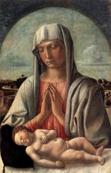 Bellini. Vierge à l’enfant (v. 1455)
