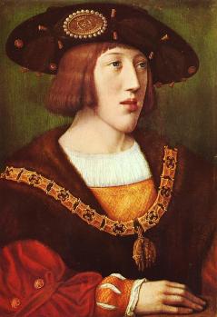 Bernard van Orley. Portrait de Charles Quint (1516)