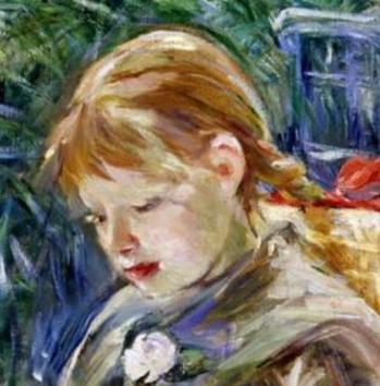 Berthe Morisot. La lecture, détail