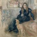 Berthe Morisot. Julie Manet et sa levrette Laërte (1893)