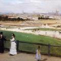 Berthe Morisot. Vue de Paris depuis le Trocadéro (1872)