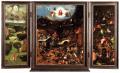 Bosch. Triptyque du jugement dernier, ouvert (1504-08)