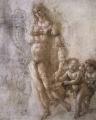 Botticelli. Allégorie de l'abondance. Dessin (1480-85)