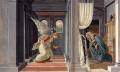 Botticelli. Annonciation (v. 1485)