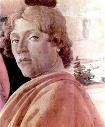 Botticelli. Autoportrait extrait de L'Adoration des mages (v. 1475)