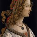 Sandro Botticelli. Portrait d'une jeune femme (1480-85)