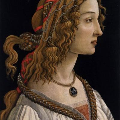 Sandro Botticelli. Portrait de jeune femme (1480-85)