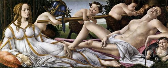 Botticelli. Vénus et Mars (v. 1483)
