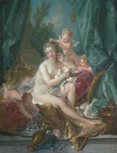 François Boucher. La toilette de Vénus (1751)