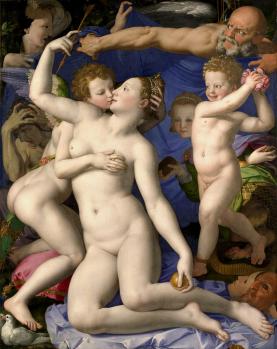 Bronzino. Allégorie avec Vénus et Cupidon (v. 1545)