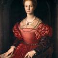 Bronzino. Lucrezia Panciatichi (v. 1540)