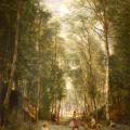 Camille Corot. Bacchanale au printemps : Souvenir de Marly-le-Roi (1872)