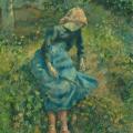 Camille Pissarro. La bergère (1881)