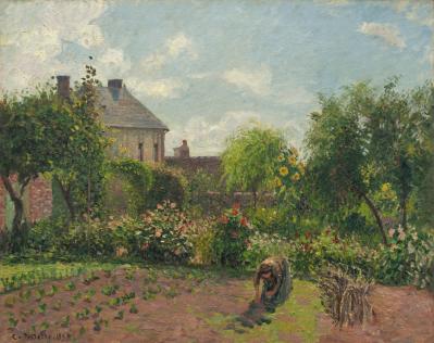 Camille Pissarro. Le jardin de l’artiste à Éragny (1898)