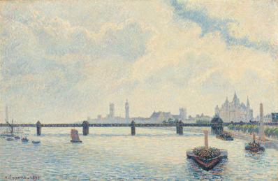 Camille Pissarro. Le pont de Charing Cross, Londres (1890)