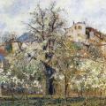 Camille Pissarro. Printemps. Pruniers en fleurs (1877)