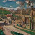 Camille Pissarro. Un carrefour à l’Hermitage, Pontoise (1876)