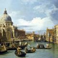 Canaletto. Le Grand Canal et l'Eglise de la Salute, 1730